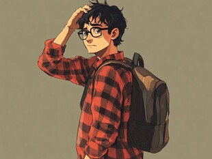 漫蛙漫画 角色 灵子 头像